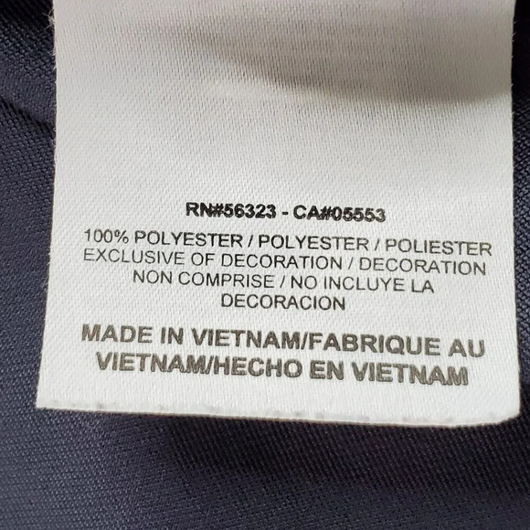 Nike Golf Windbreaker Mens XXL Navy Blue Open-End Red Full Zip Jacket Raincoat - Picture 9 of 16